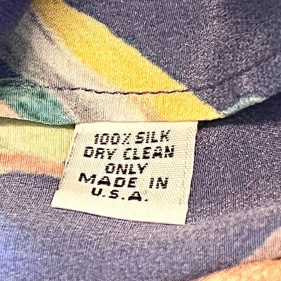 NWT Ala Von Auersperg Birds of Paradise Crepe De Chine Silk Sleeveless Jumpsuit - Picture 13 of 13